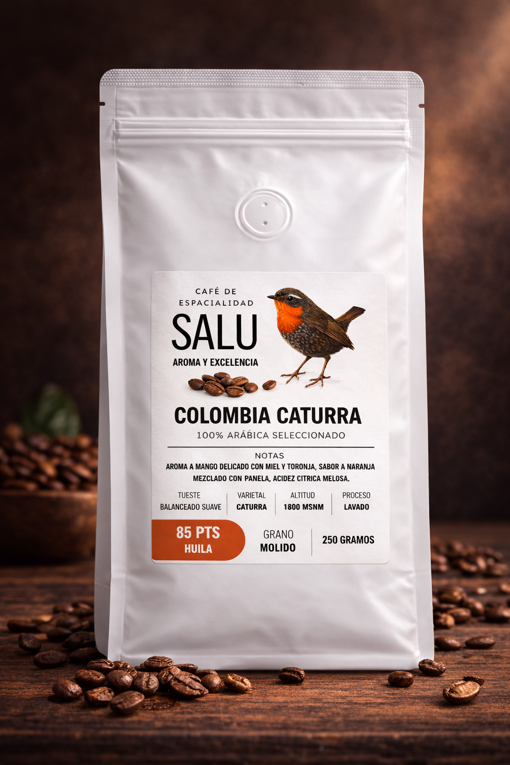 Café Colombia Caturra 250 gramos