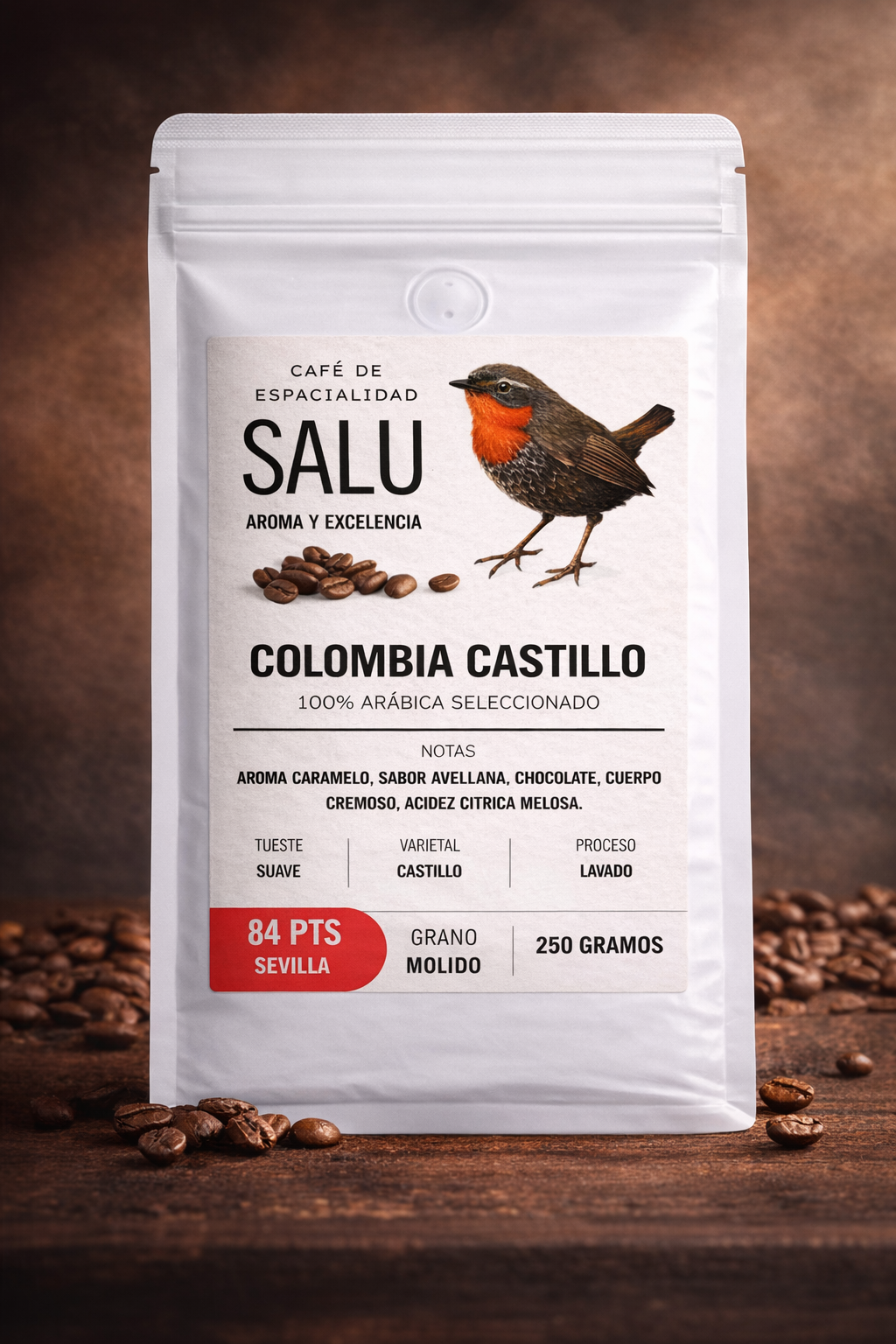 Café Colombia Castillo 250 gramos